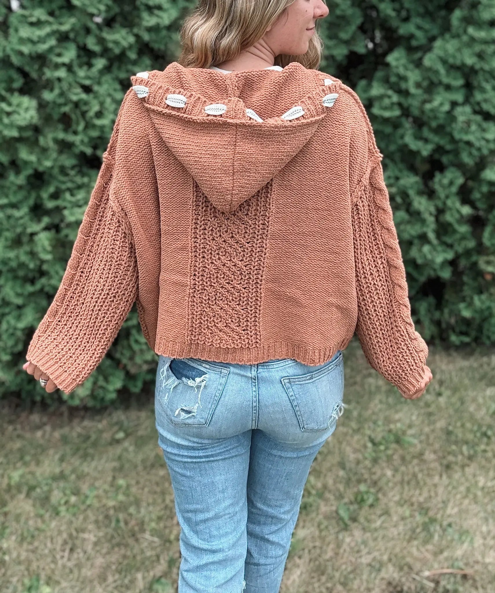 Mustard Boho Hoodie Zenana