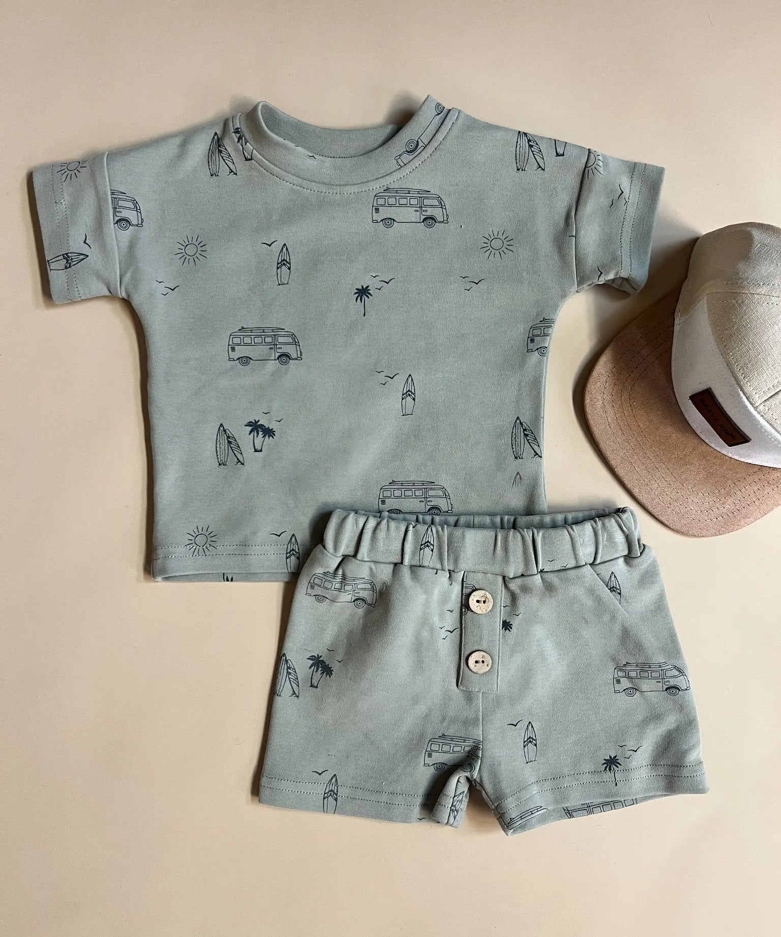 Surf's Up Short Set Mebie Baby