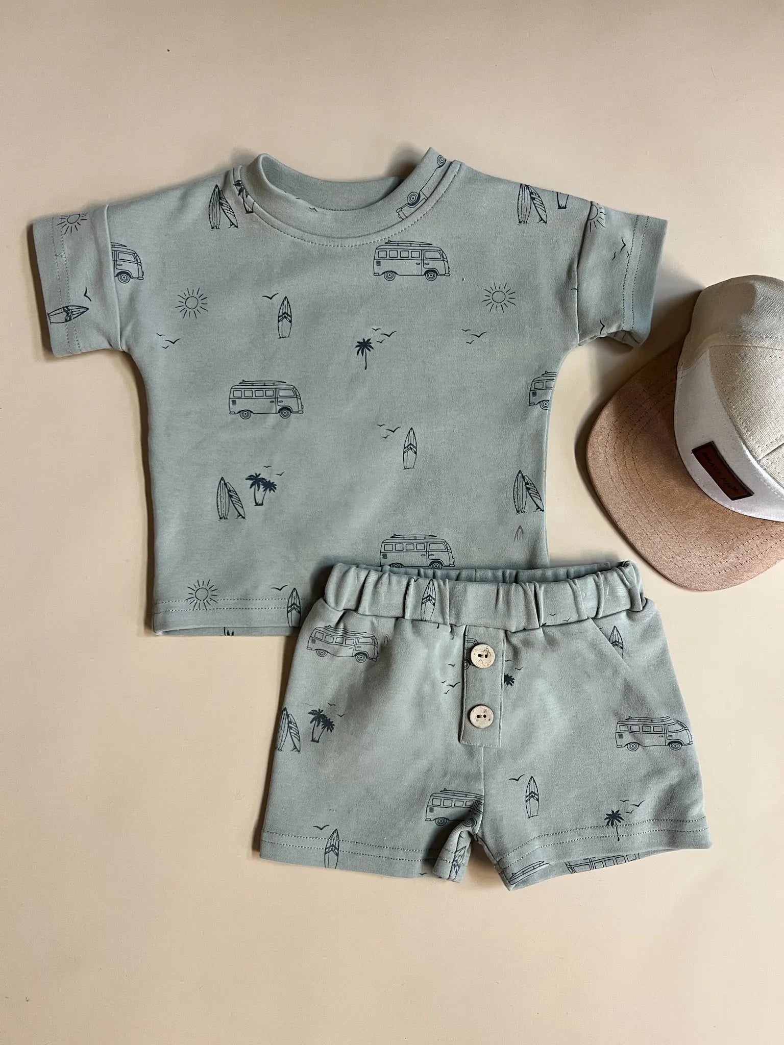 Surf's Up Short Set Mebie Baby