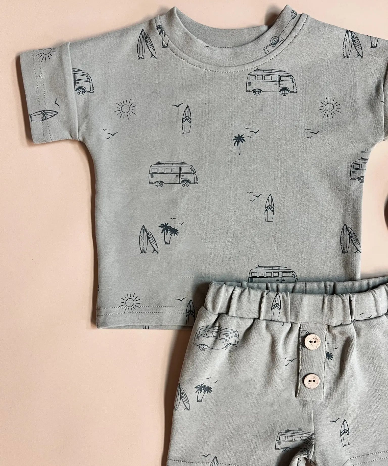 Surf's Up Short Set Mebie Baby