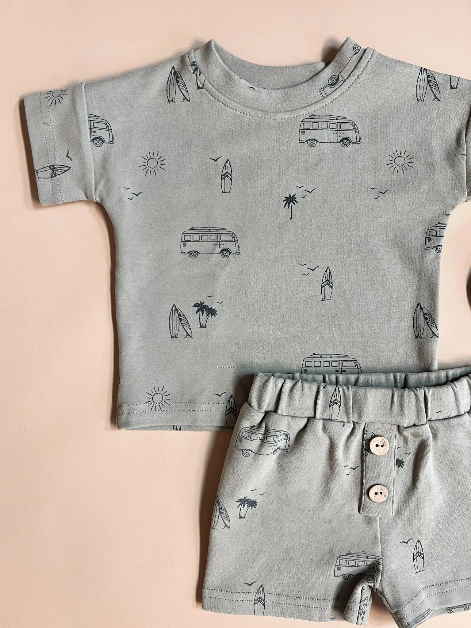 Surf's Up Short Set Mebie Baby