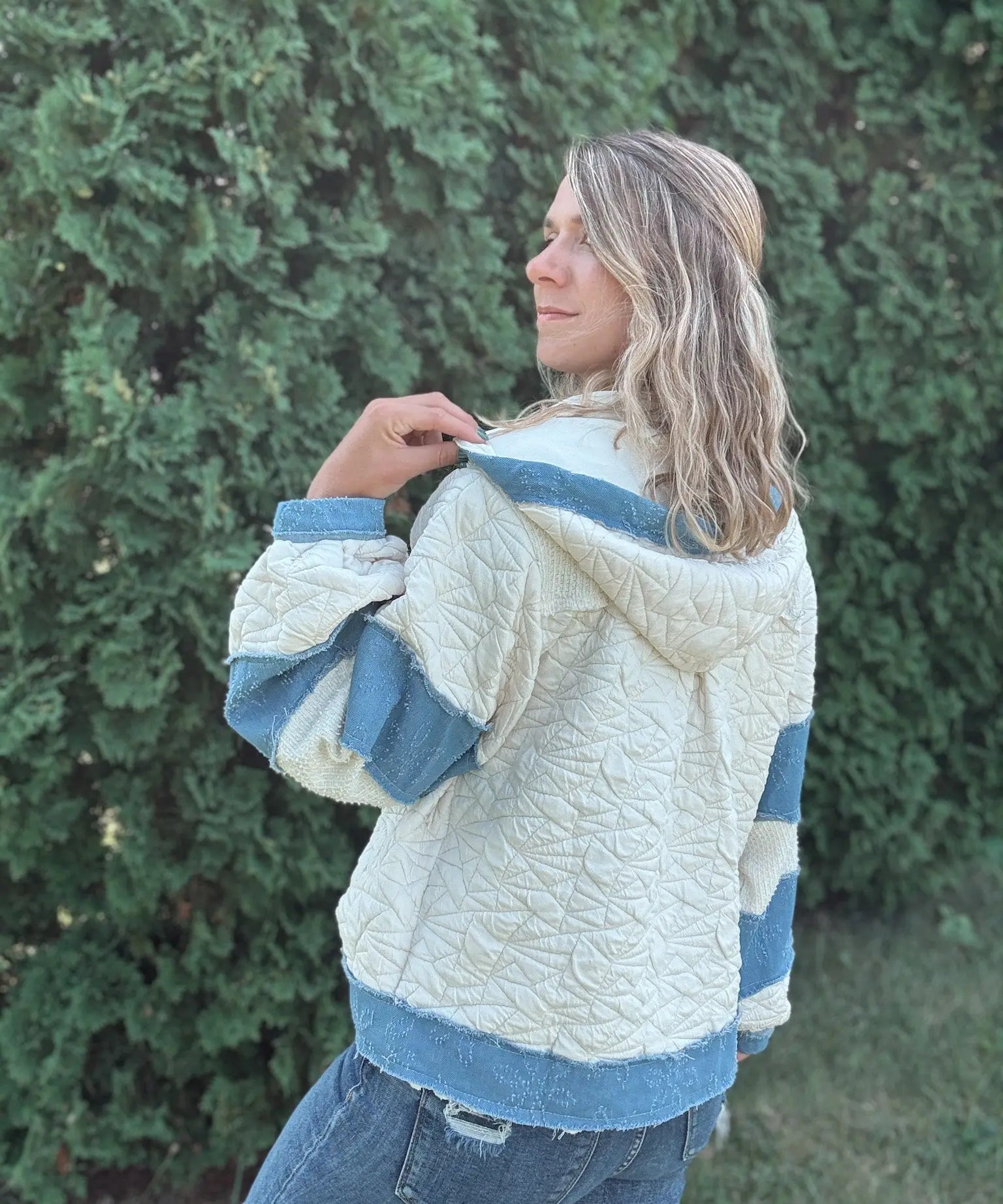 Vintage Oversized Quilted Jacket POL