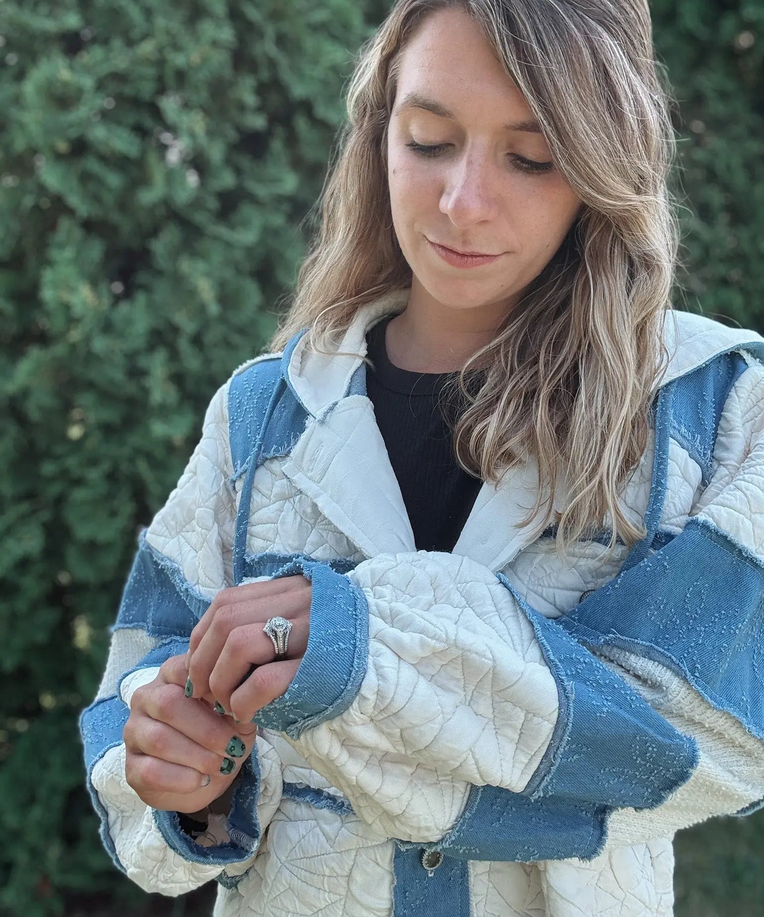 Vintage Oversized Quilted Jacket POL