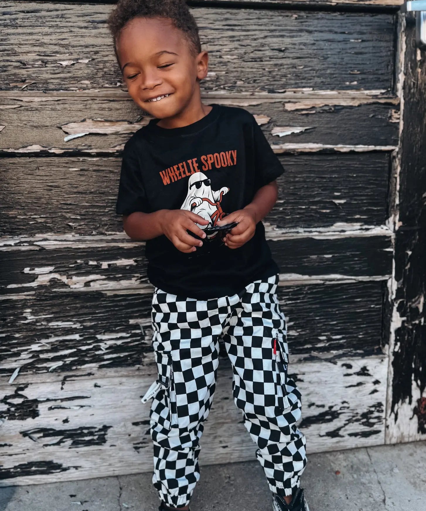 Wheelie Spooky Tee Raising Brave