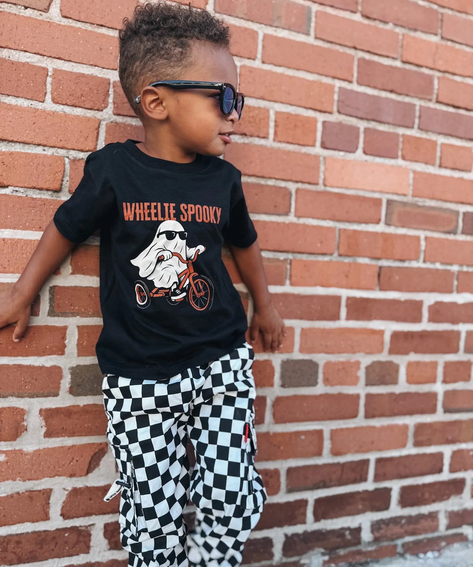 Wheelie Spooky Tee Raising Brave