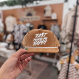 Fast Makes Me Happy Corded Snapback