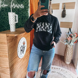 Checkered Mama Crewneck