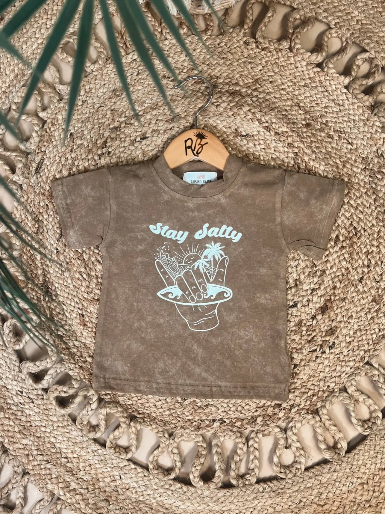 Stay Salty Vintage Wash Tee Raising Brave