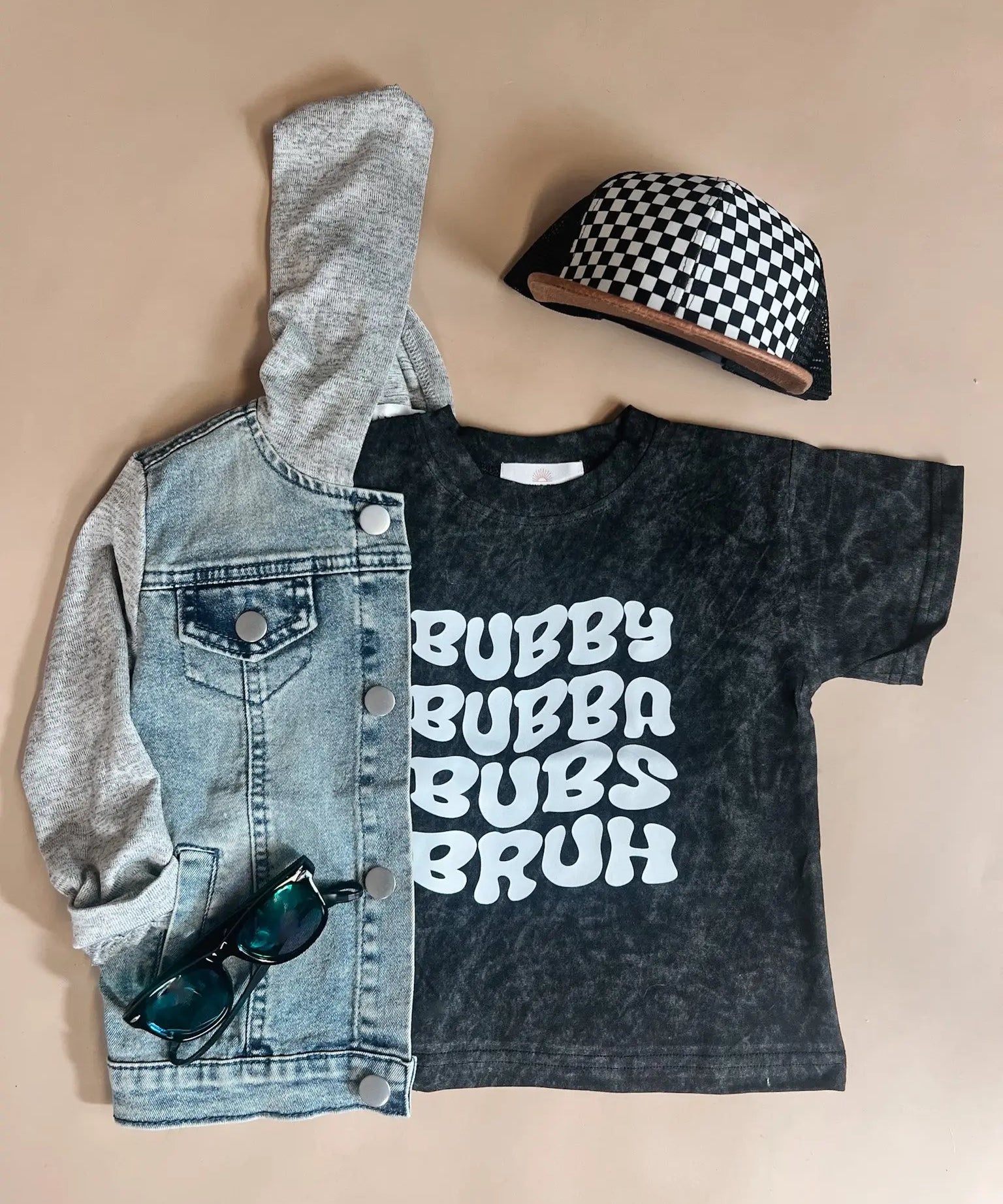 Hooded Denim Jacket HAHA MAMA Clothing