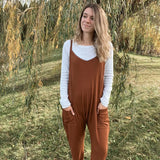 Chocolate Harem Jumpsuit ces femme