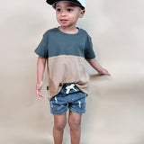 Jay Distressed Shorts Olive and Scout