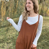 Chocolate Harem Jumpsuit ces femme