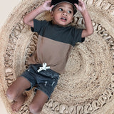 Jay Distressed Shorts Olive and Scout