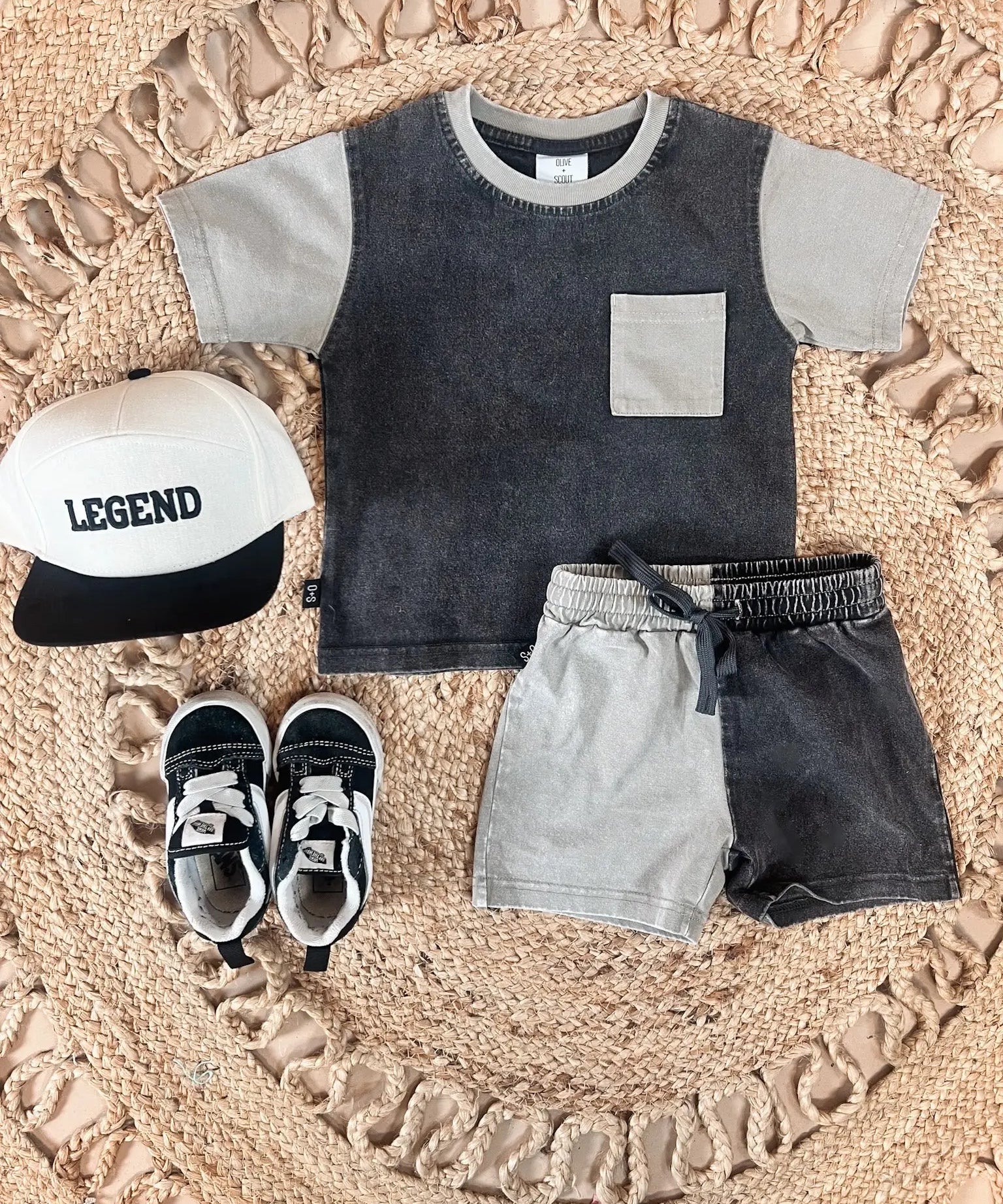 Maddox Colorblock Set Olive and Scout