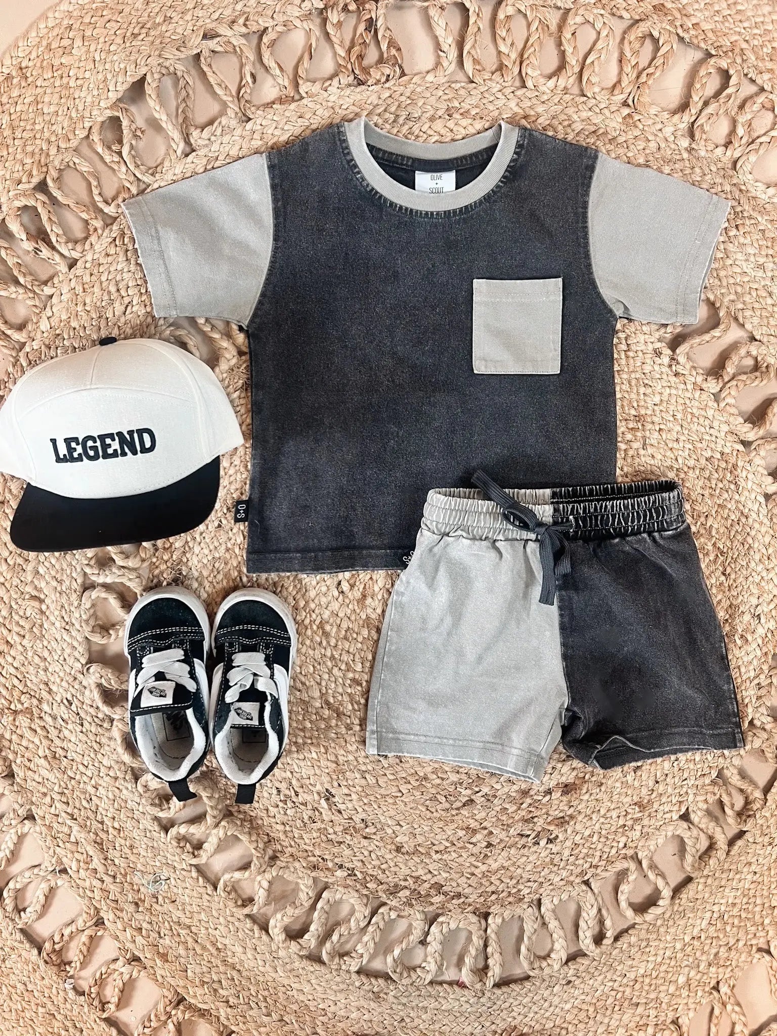 Maddox Colorblock Set Olive and Scout