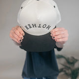 Mother Upside Down Embroidered Hat Fashion City