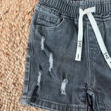 Jay Distressed Shorts Olive and Scout