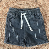 Jay Distressed Shorts Olive and Scout