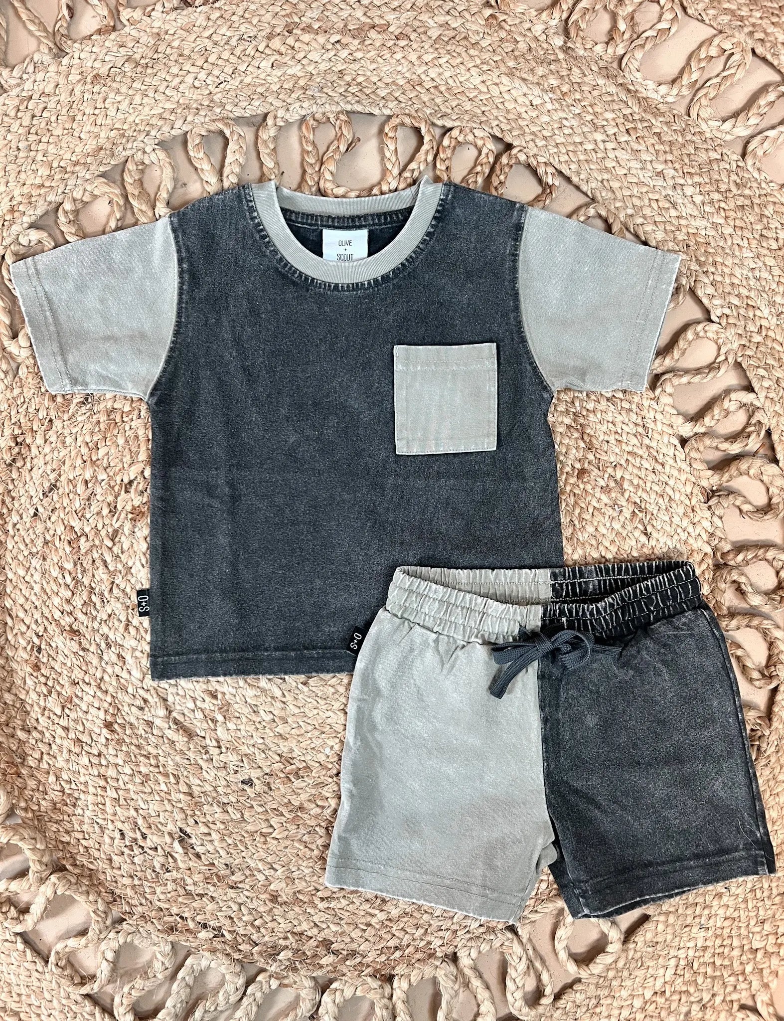 Maddox Colorblock Set Olive and Scout