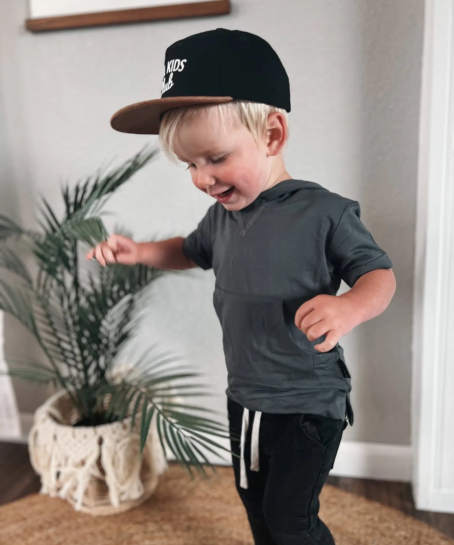 Bamboo Short Sleeve Hoodie Remi + Rae