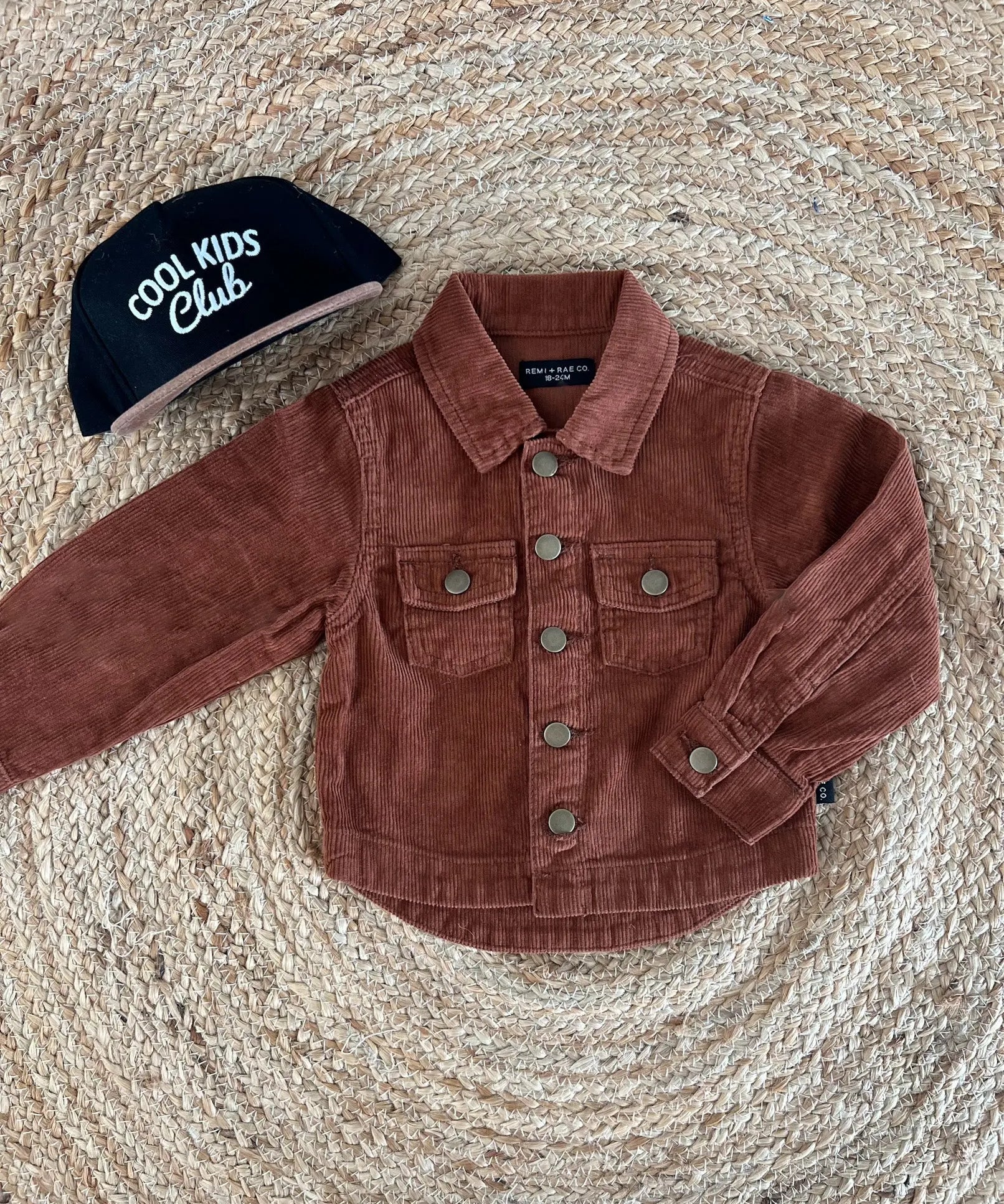 Corduroy Rust Jacket Remi + Rae