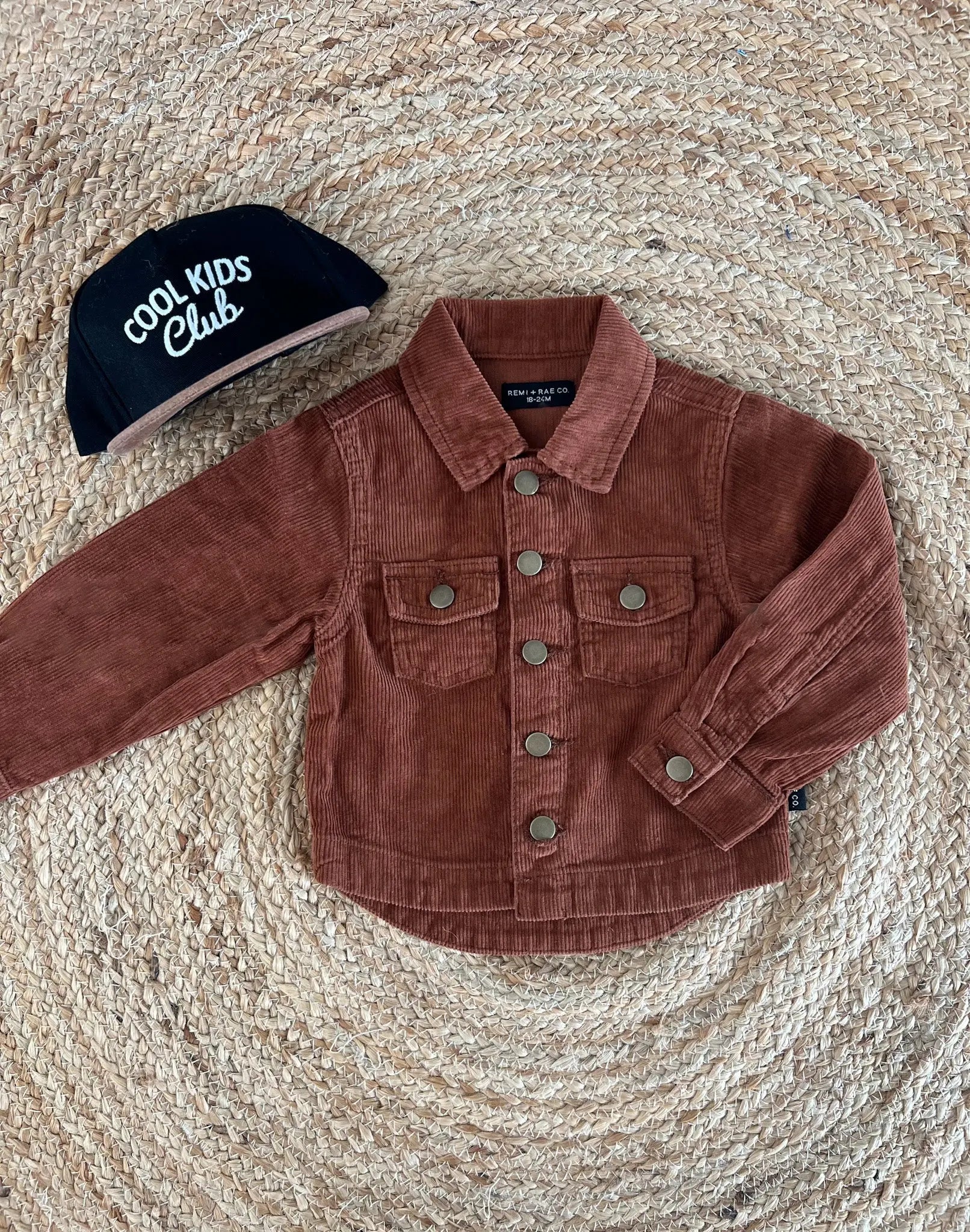 Corduroy Rust Jacket Remi + Rae