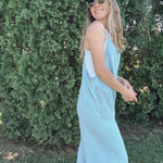 Blue Acid Washed Thermal Jumpsuit Oddi