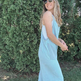 Blue Acid Washed Thermal Jumpsuit Oddi