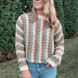 Camel Pine Textured Sweater