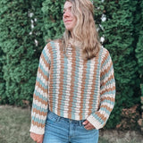 Camel Pine Textured Sweater