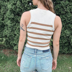 Sahara Stripe Sweater Knit Tank mittoshop