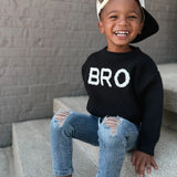 Bro Black Knit Sweater