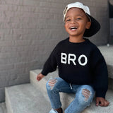 Bro Black Knit Sweater