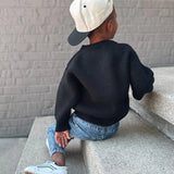 Bro Black Knit Sweater