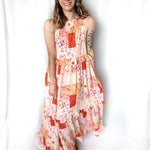 Patchwork Maxi Dress Amaryllis