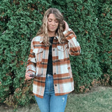 Neutral Plaid Shacket