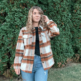 Neutral Plaid Shacket