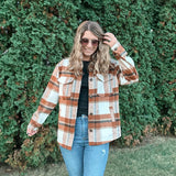 Neutral Plaid Shacket