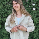 Stargazer Embroidered Denim Jacket Veveret