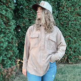 Driftwood Button Up Sweatshirt