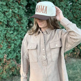 Driftwood Button Up Sweatshirt