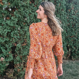 Pumpkin Spice Maxi Dress