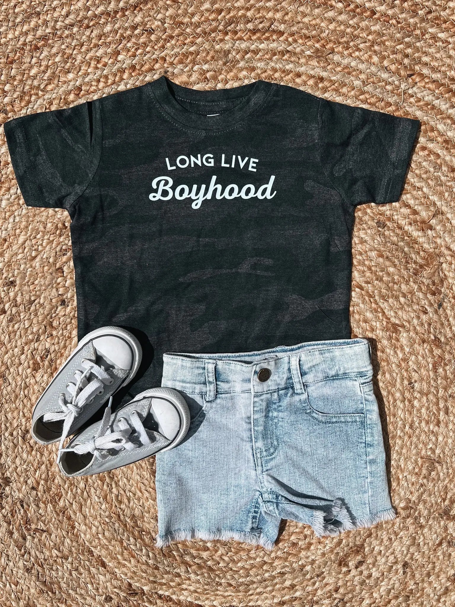 Long Live Boyhood Camo Tee Raising Brave