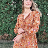 Pumpkin Spice Maxi Dress