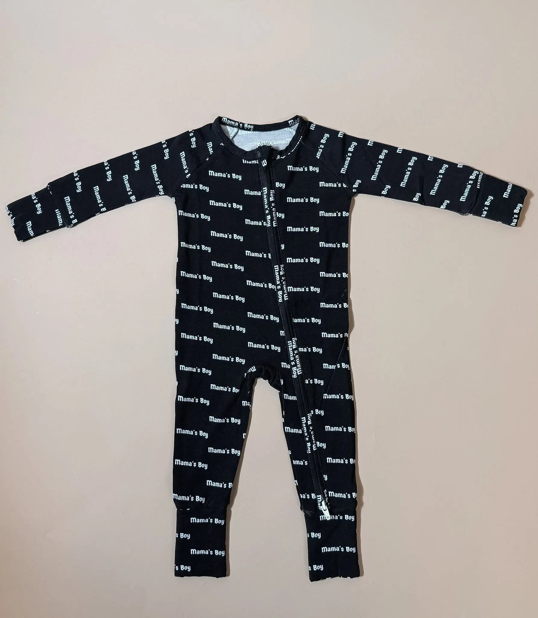 Mama’s Boy Bamboo Romper Raising Brave