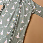 Silly Goose Bamboo Romper Raising Brave