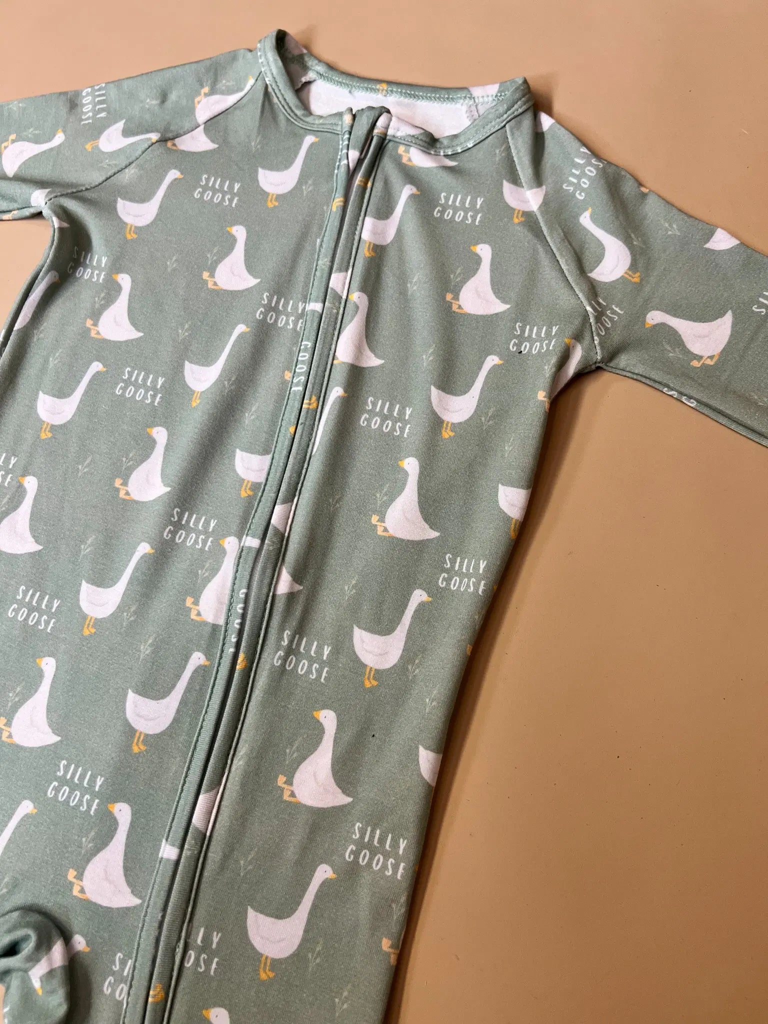 Silly Goose Bamboo Romper Raising Brave