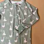Silly Goose Bamboo Romper Raising Brave