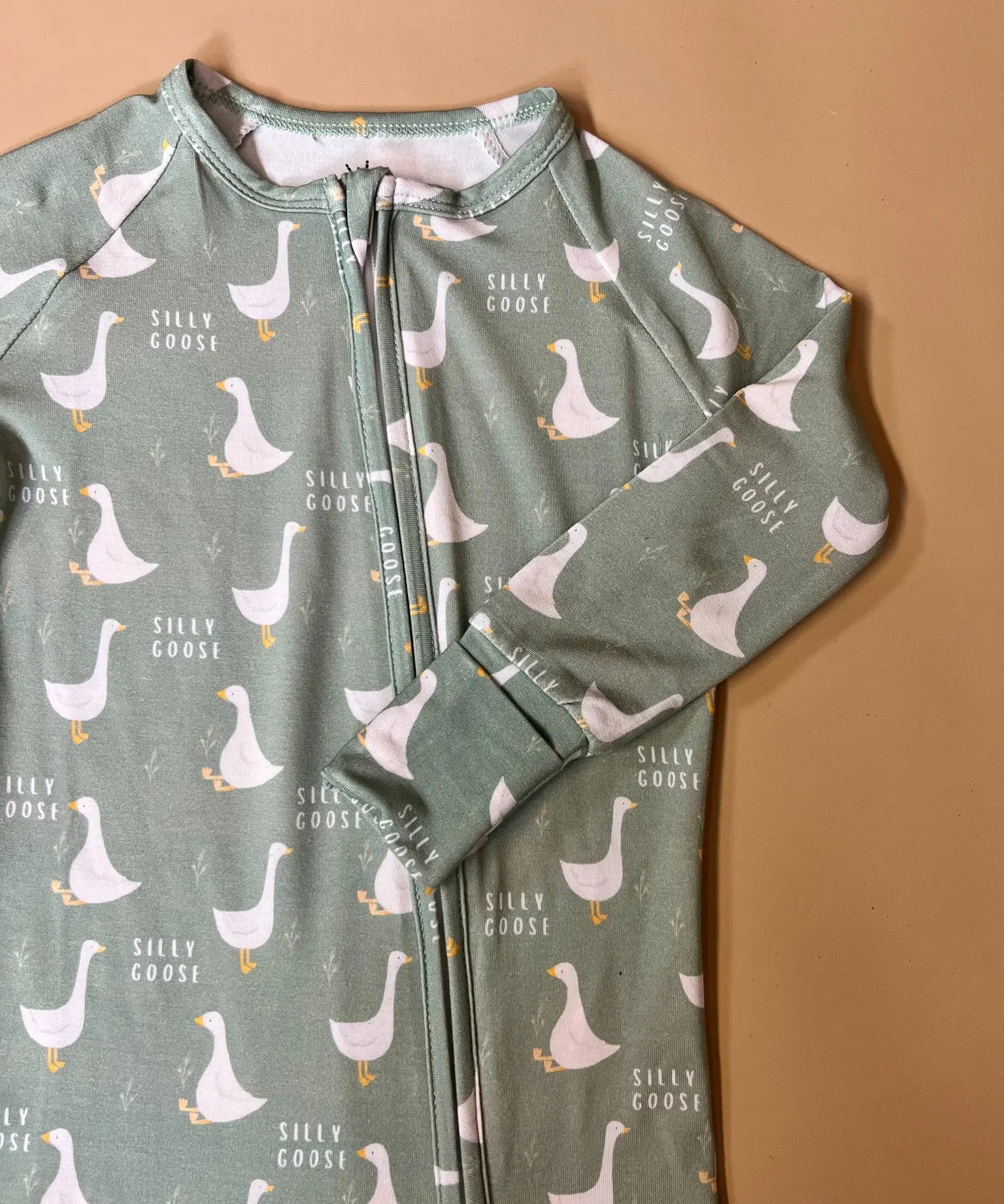 Silly Goose Bamboo Romper Raising Brave