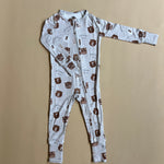 Love You Beary Much Bamboo Romper Raising Brave